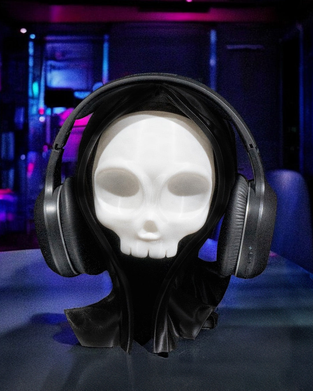 Grinning Reaper Headphone Holder 1