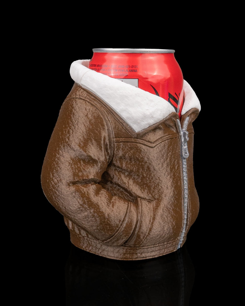Leather Jacket Can Holder 5
