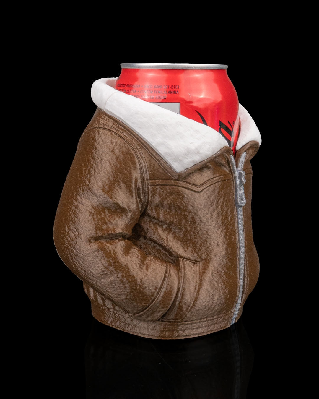 Leather Jacket Can Holder 5