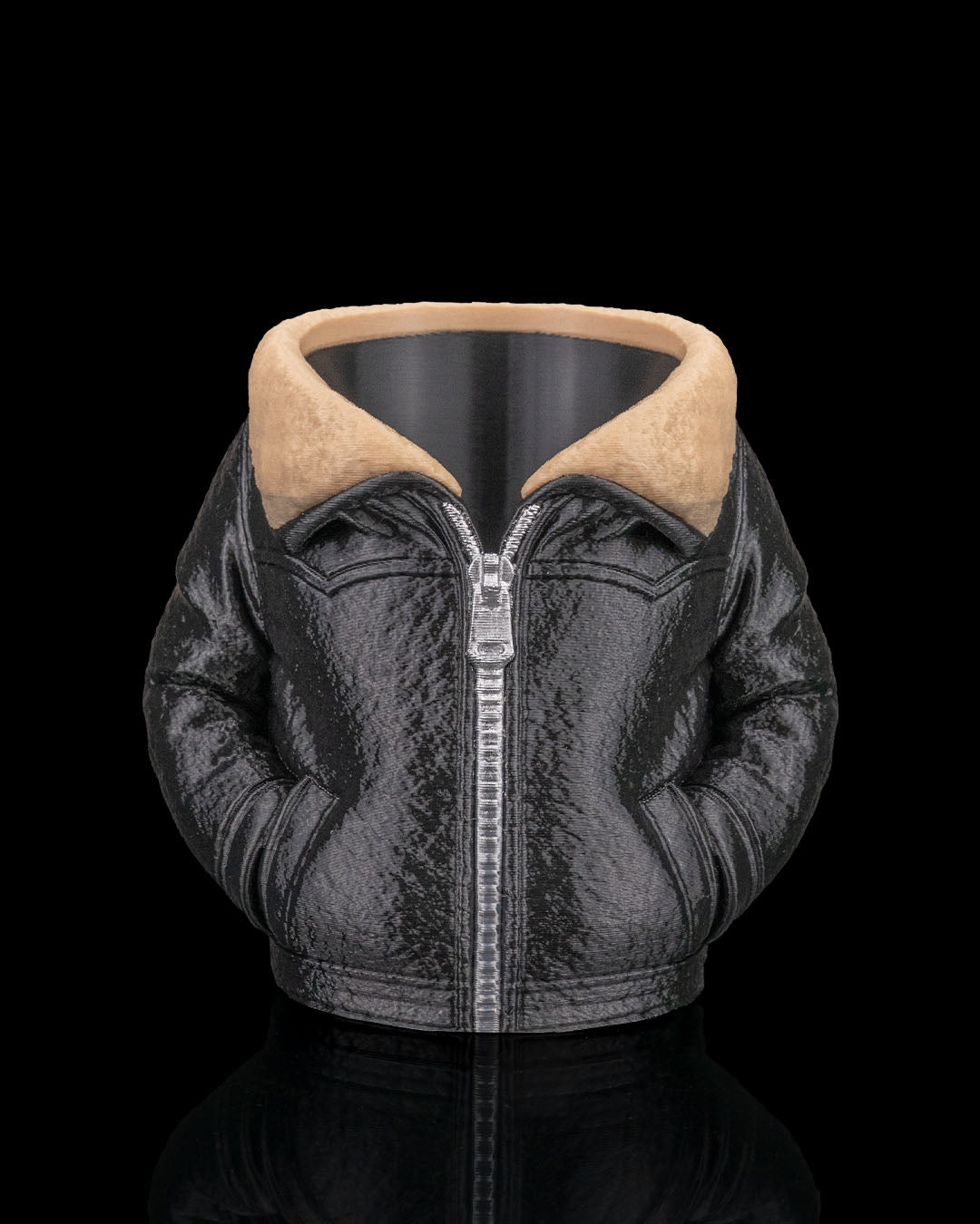 Leather Jacket Can Holder 6