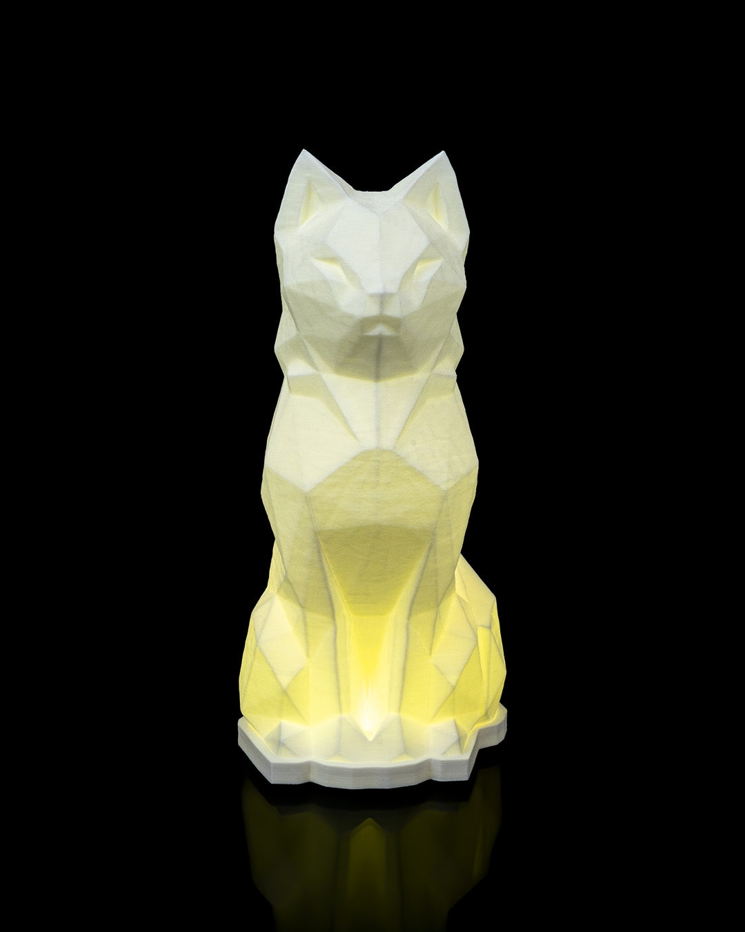 Low Poly Cat Table Lamp 1