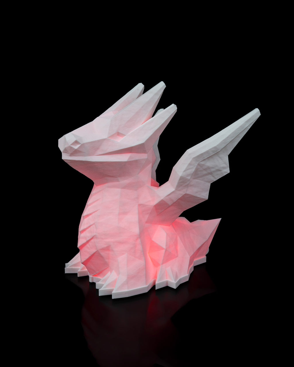 Low Poly Dragon Table Lamp 1