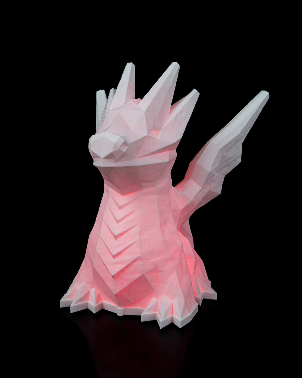Low Poly Dragon Table Lamp 2