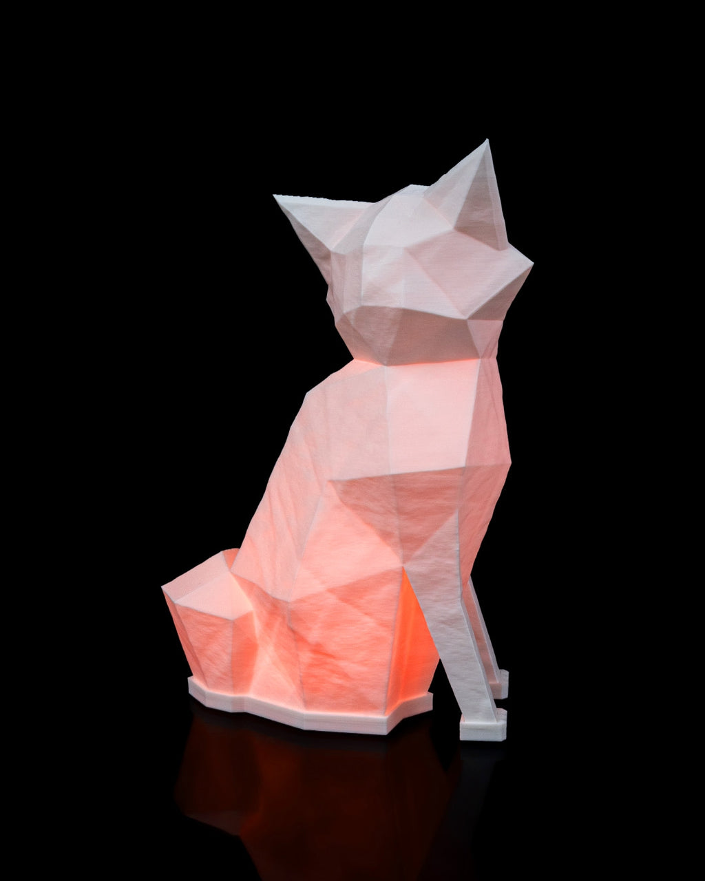 Low Poly Fox Table Lamp 2