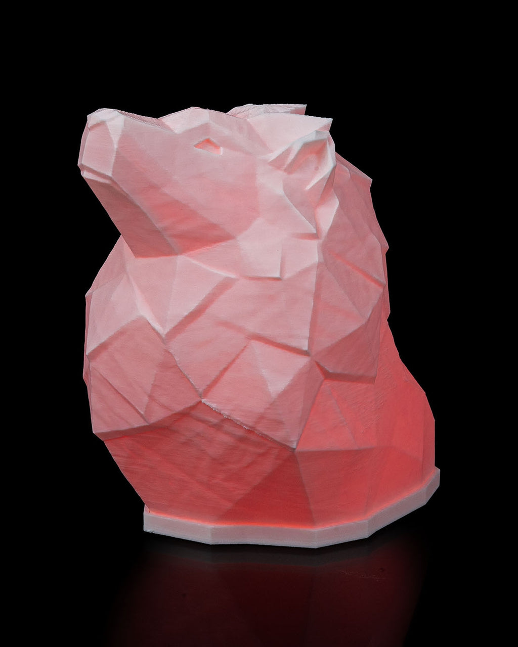 Low Poly Lion Table Lamp 3