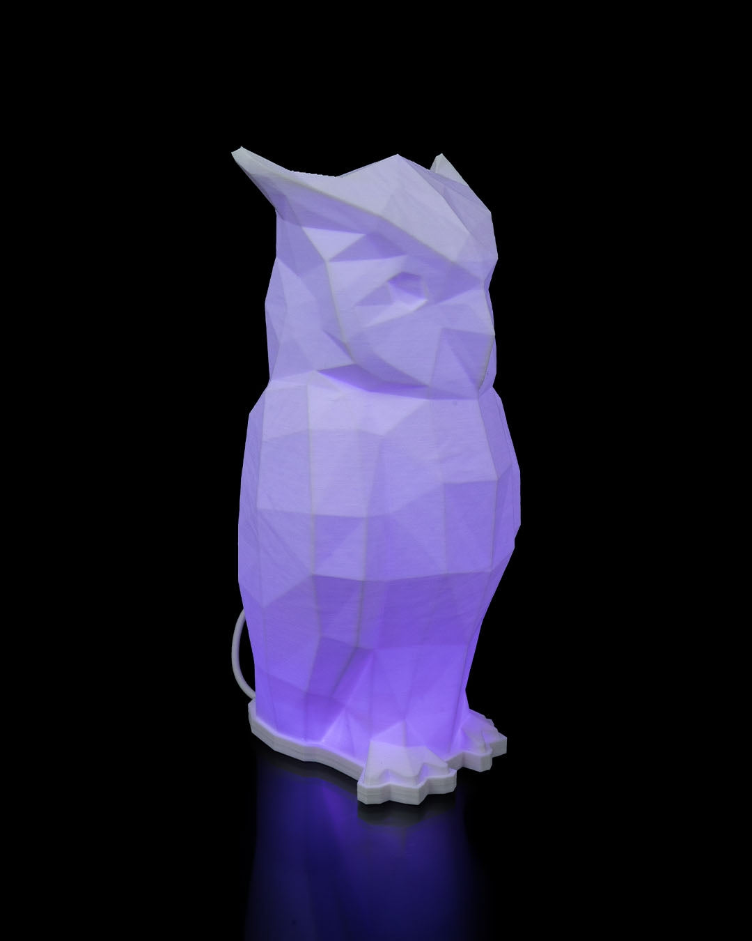 Low Poly Owl Table Lamp 7