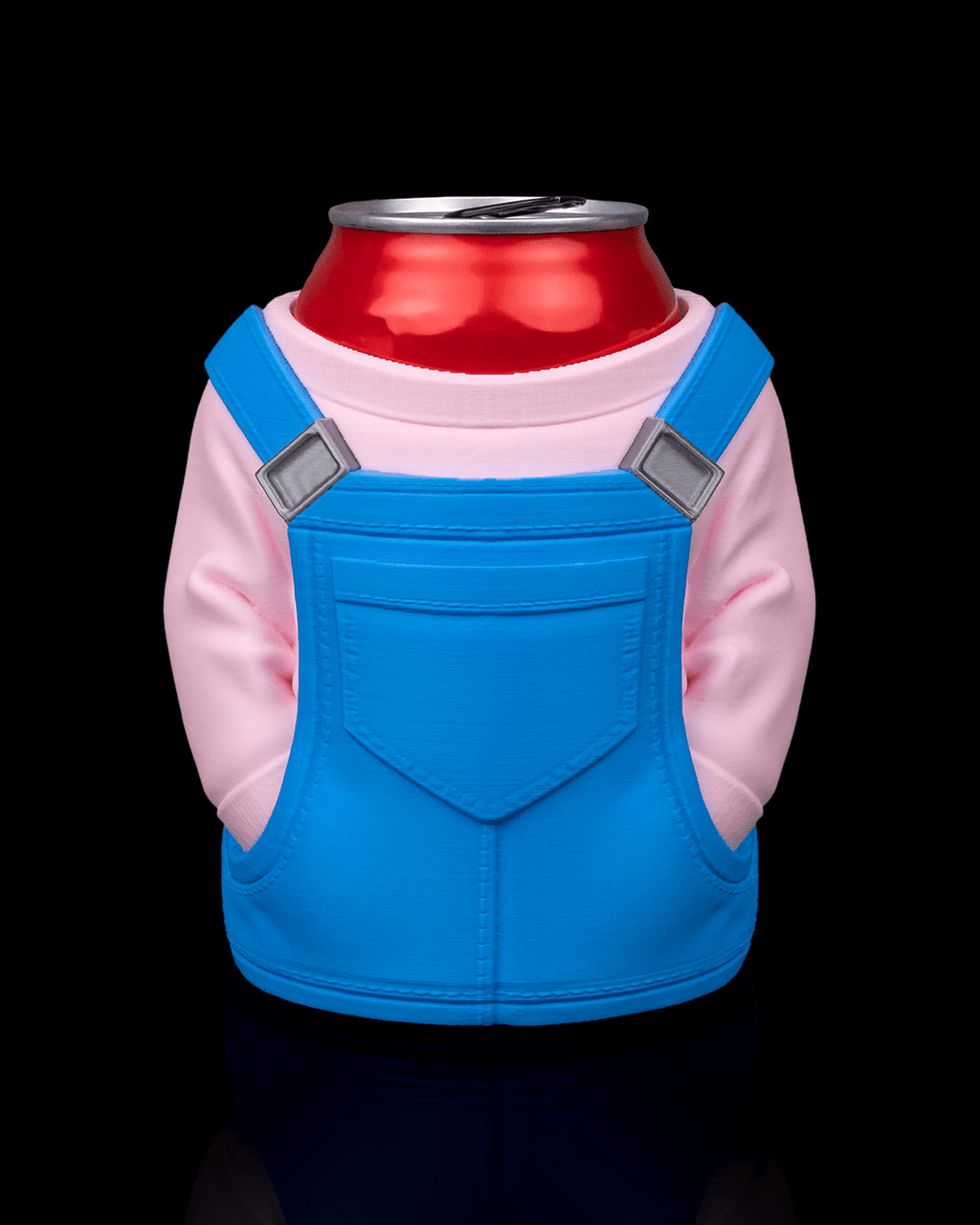Overalls Can Holder 1