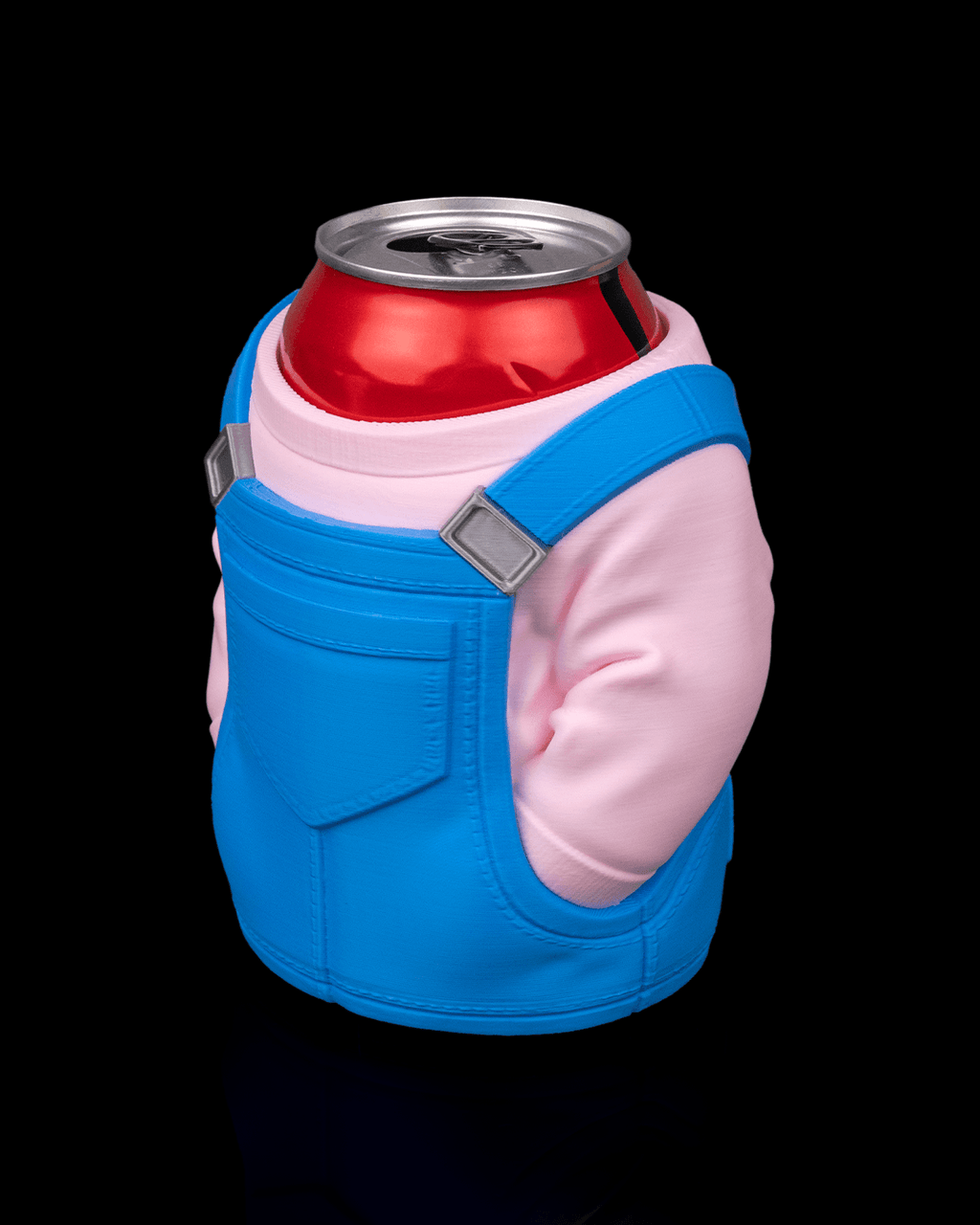 Overalls Can Holder 2