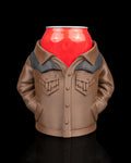Suede Jacket Can Holder 1