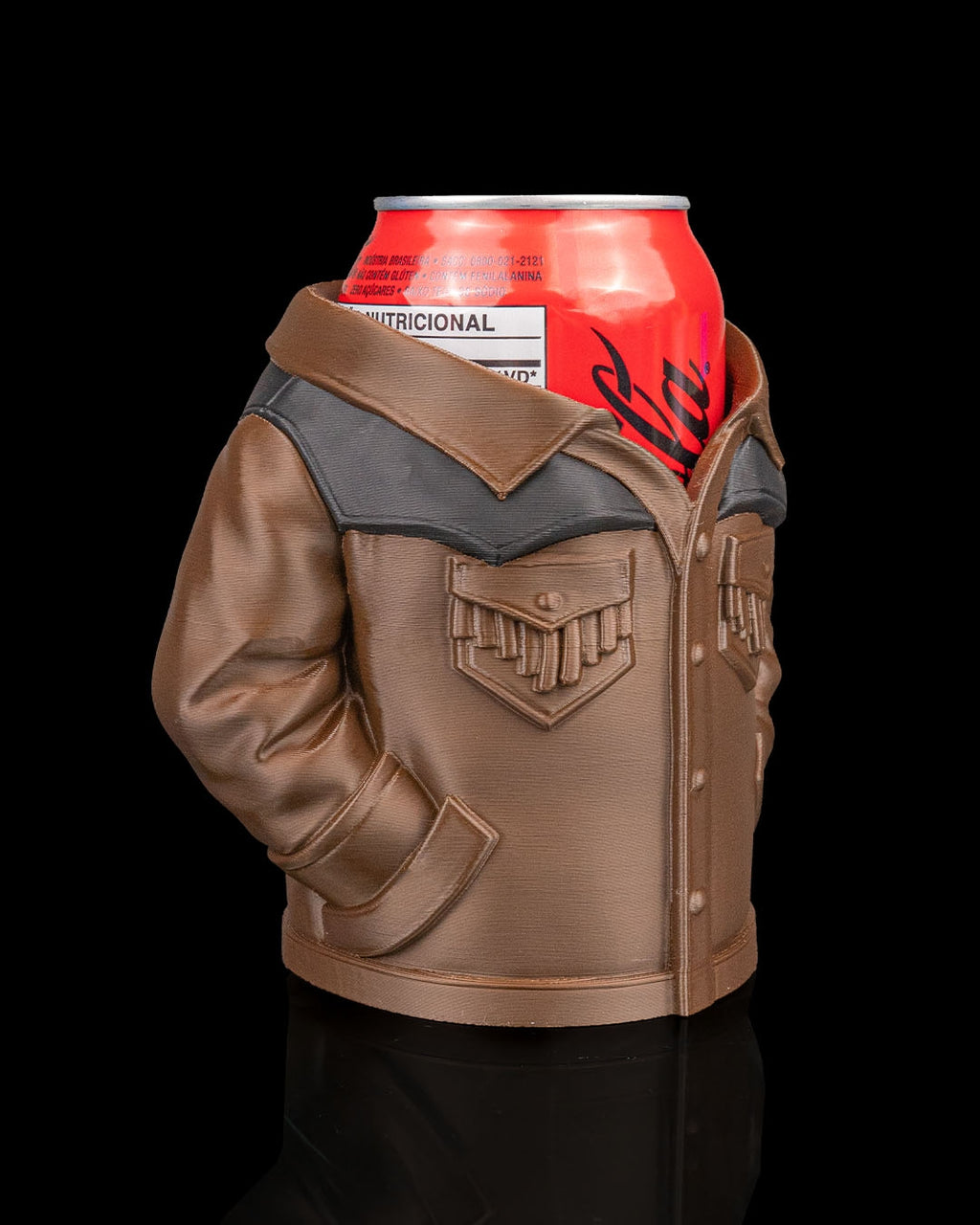 Suede Jacket Can Holder 2
