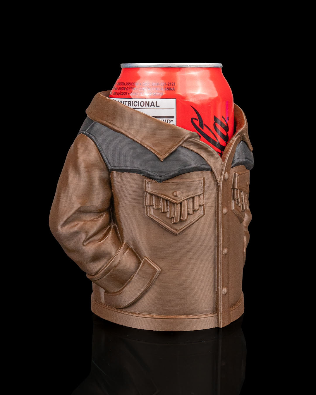 Suede Jacket Can Holder 2