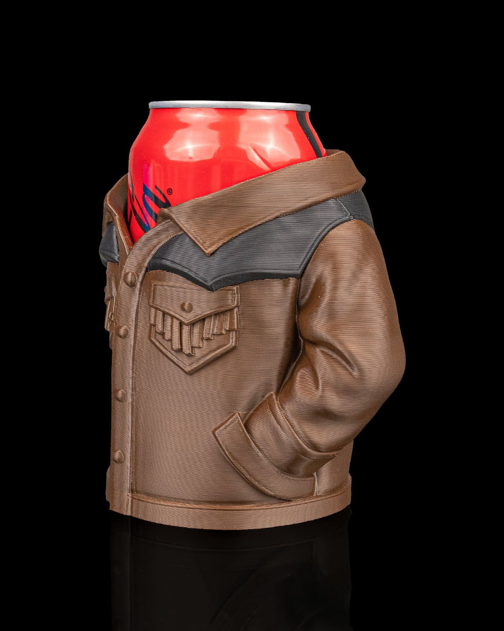 Suede Jacket Can Holder 5