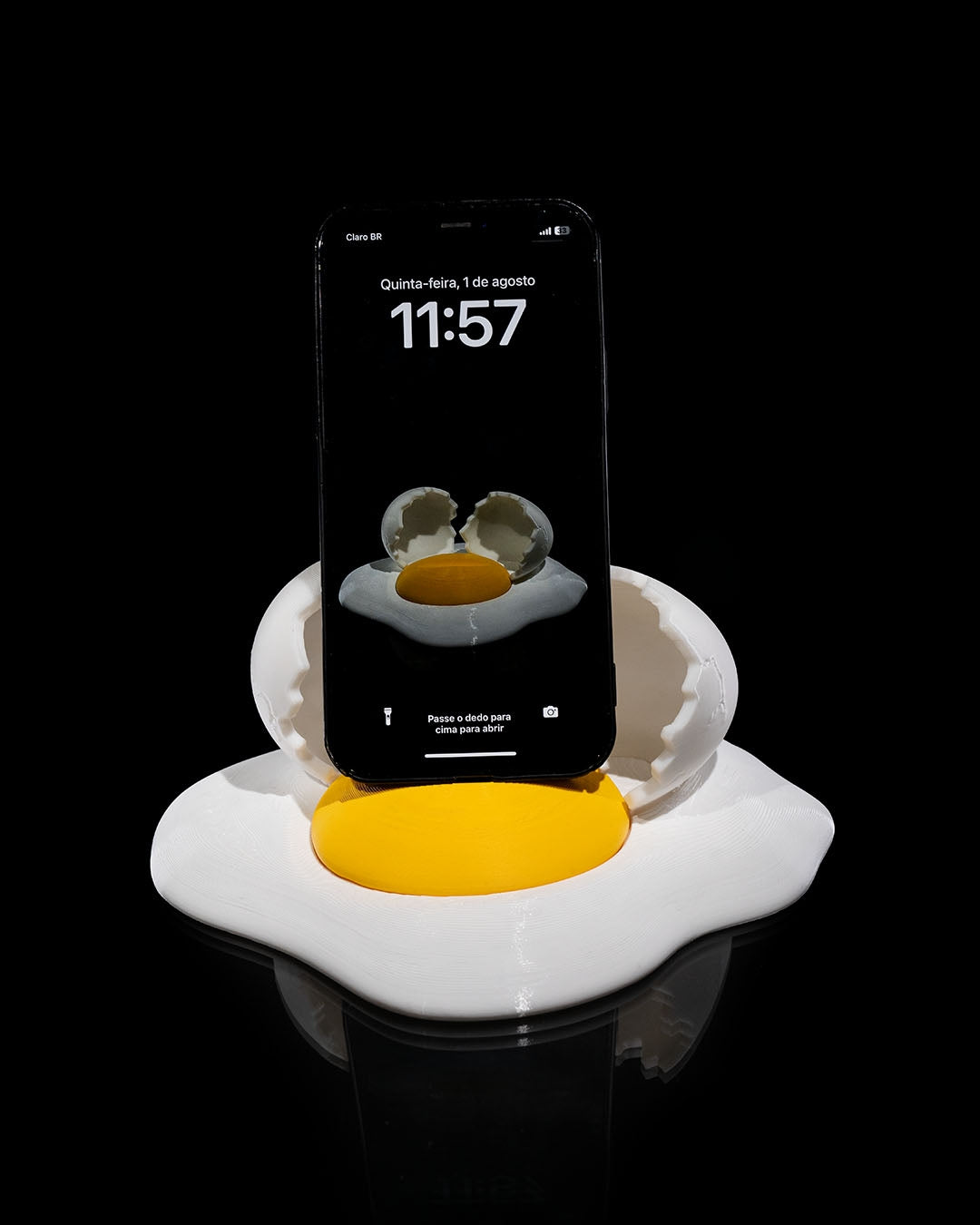 Sunny Side Up Phone Holder 1