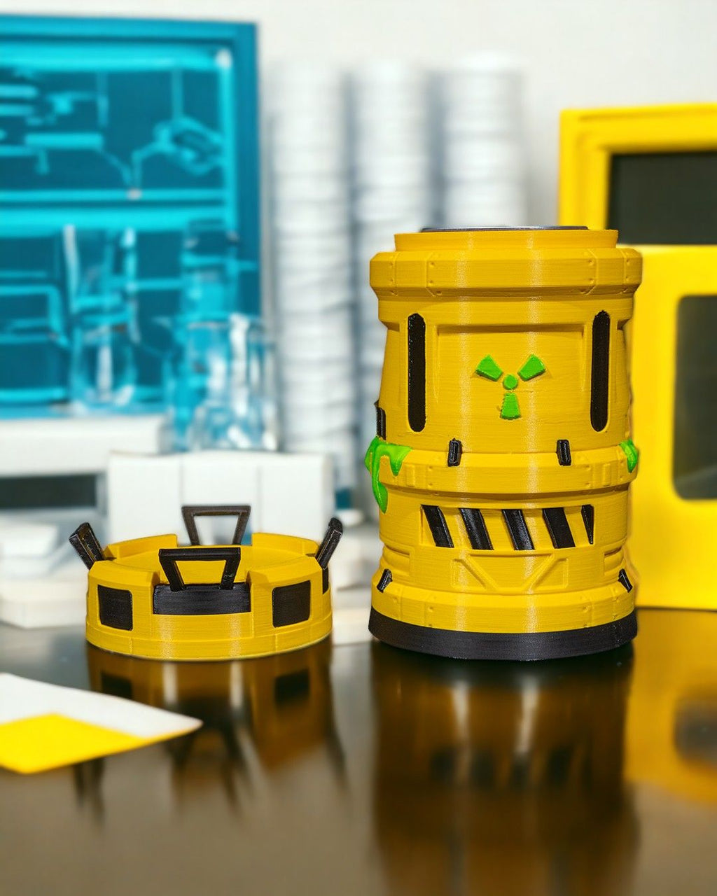 Toxic Waste Can Holder 3