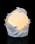 Twin Fish Sphere Table Lamp 2