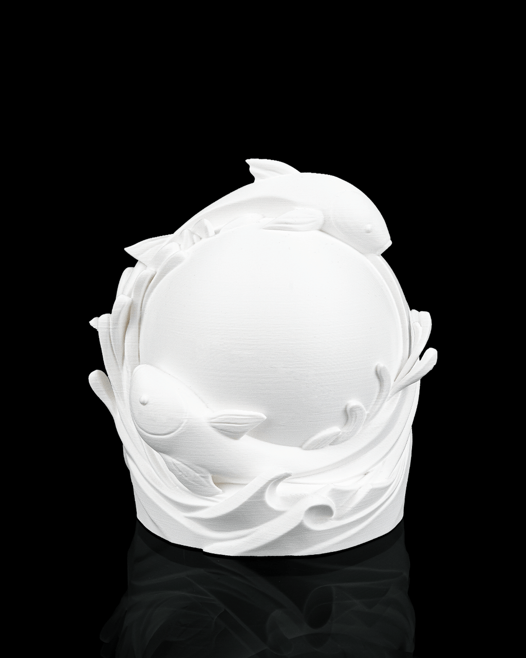 Twin Fish Sphere Table Lamp 7