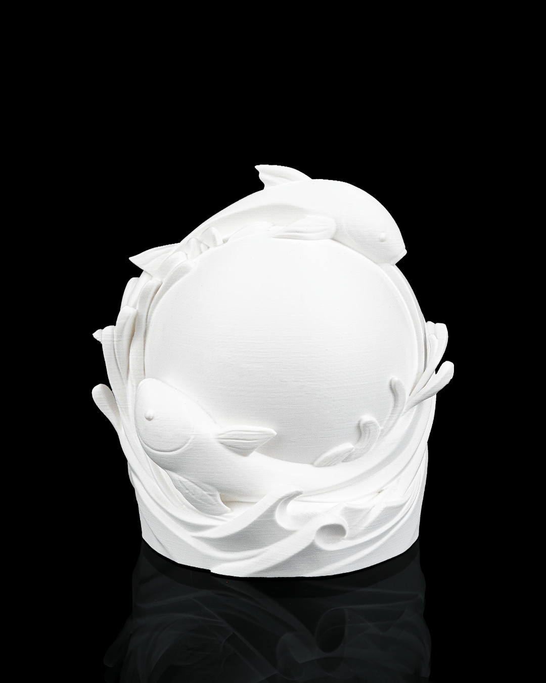 Twin Fish Sphere Table Lamp 7